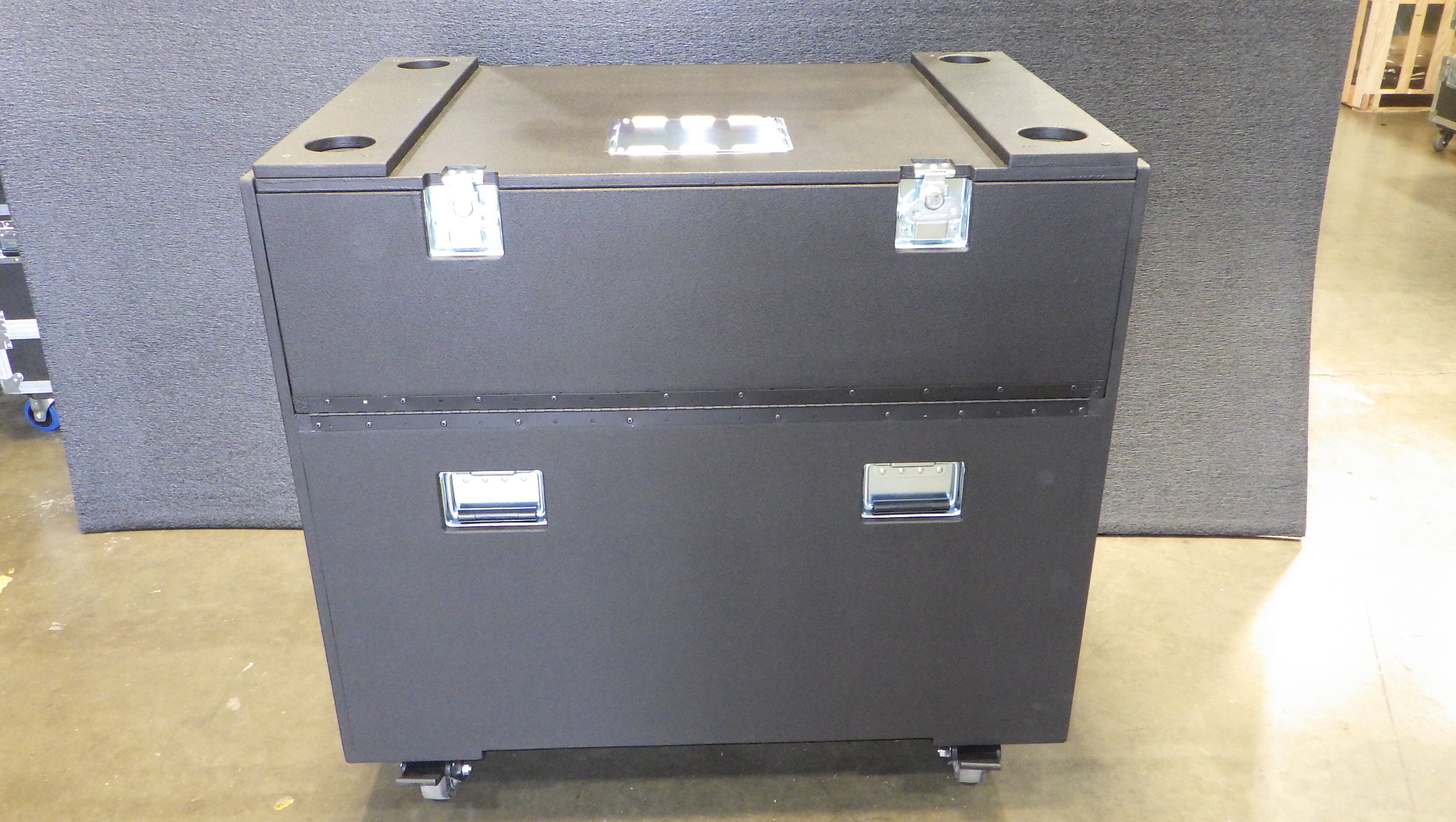 Print # 9772 - 45 x 30 x 42, Cadillac Utility Trunk with Hinged Front Access Door By Nelson Case Corp